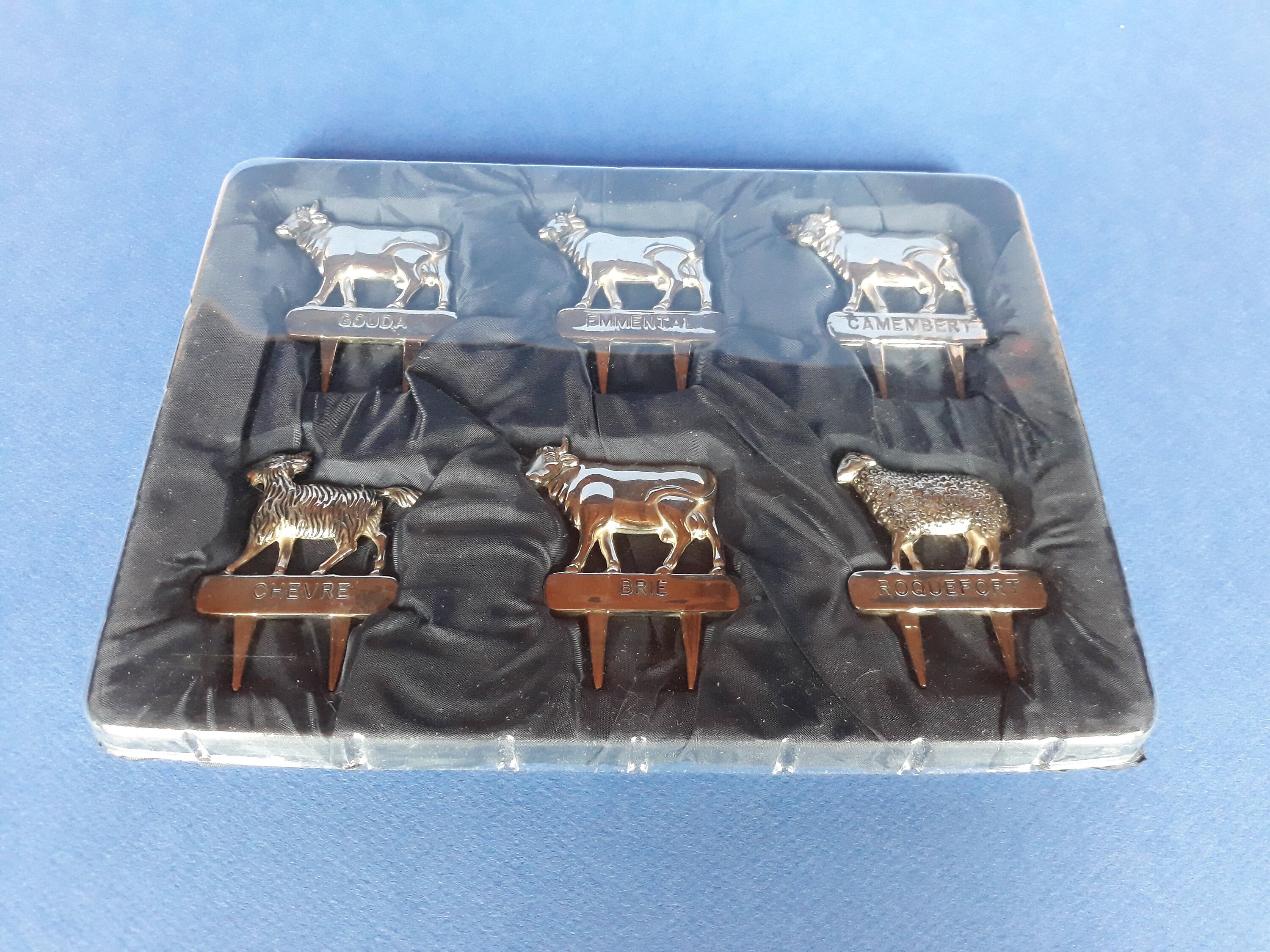 SIX Versilberte CHEESE MARKERS von Silea France Etsy