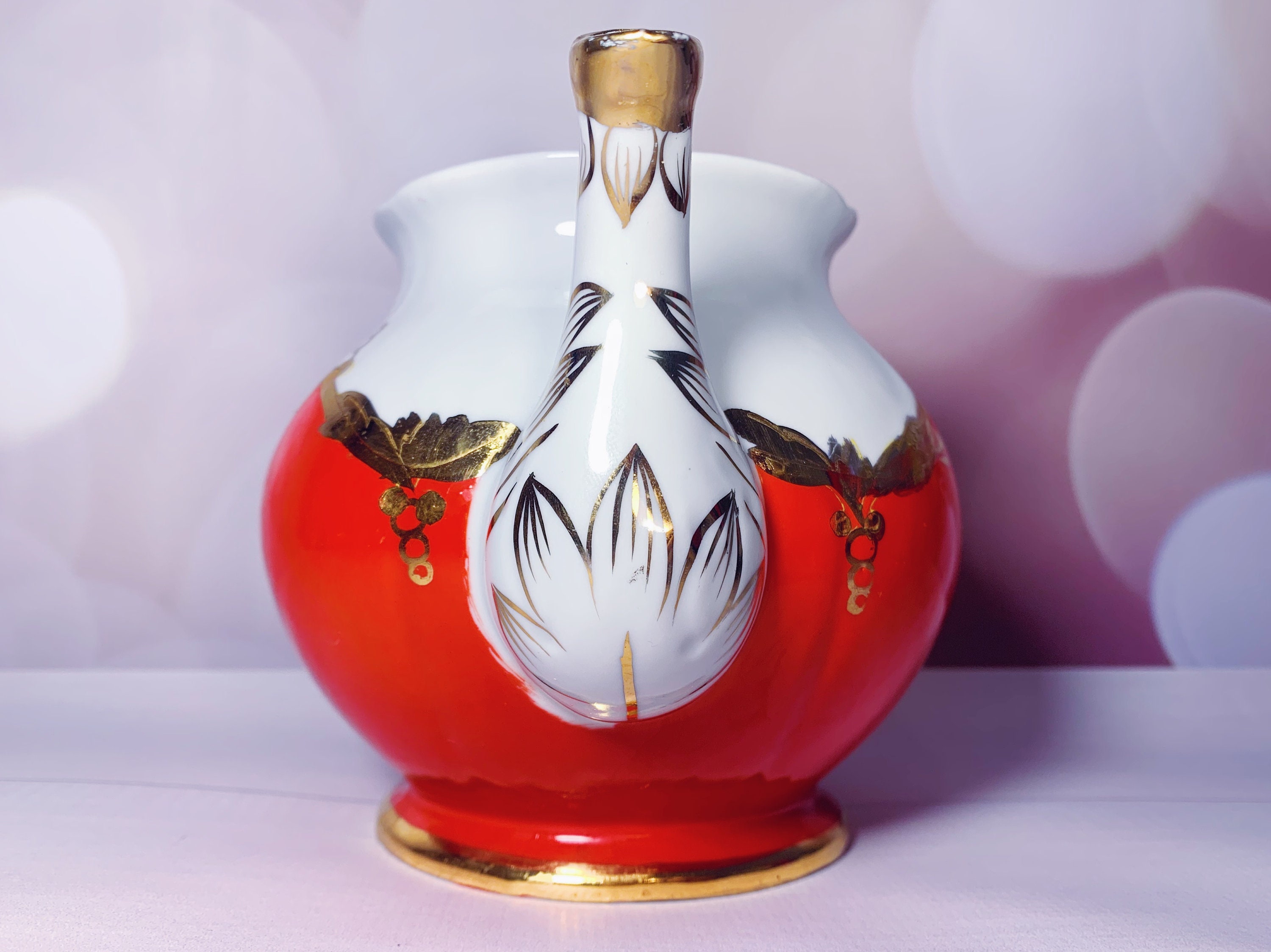 VERY RARE Porcelain Teapot USSR Vintage Soviet Kettle by Etsy