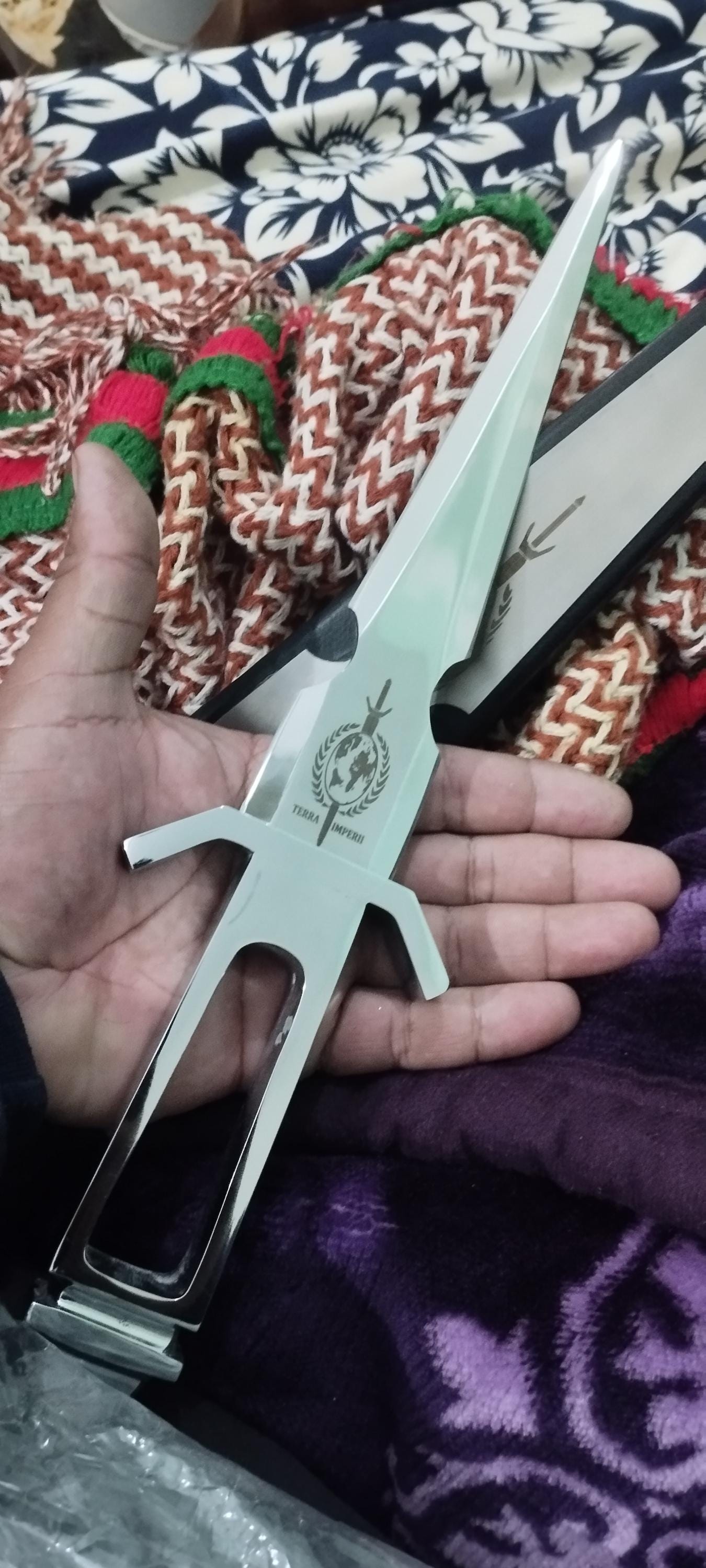 Mirror-mirror Dagger Handmade Terran Empire Carbon Steel Star Trek