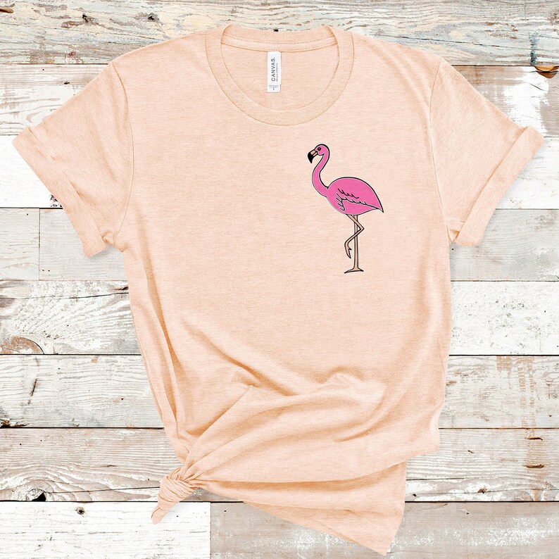Pink Flamingo Shirt Flamingo Tee Shirt Womens Flamingo Shirt - Etsy