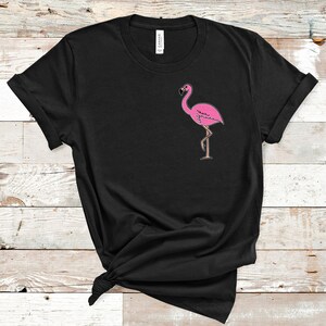 Pink Flamingo Shirt Flamingo Tee Shirt, Womens Flamingo Shirt, Flamingo ...
