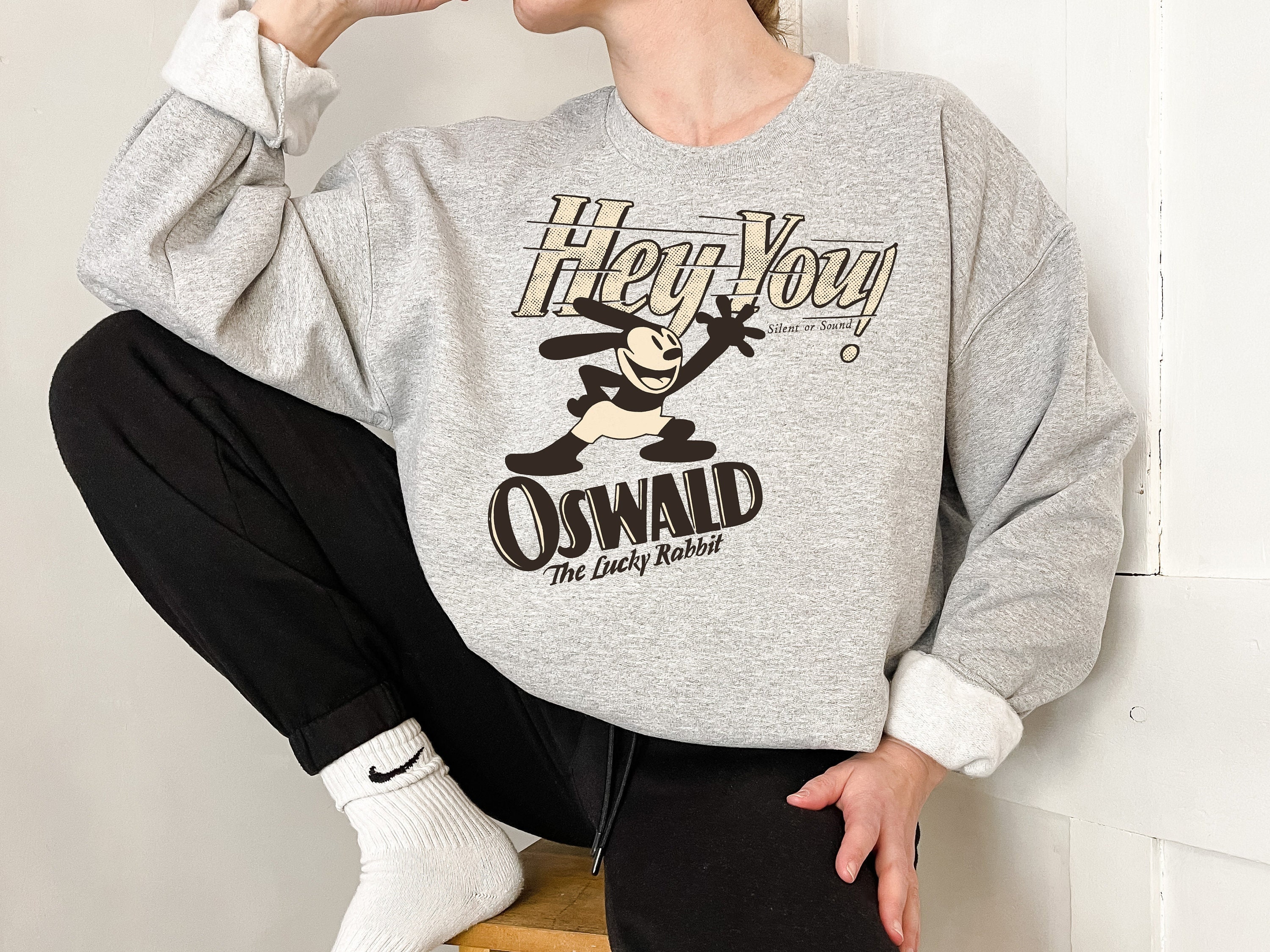 Oswald the Lucky Rabbit Sweatshirt - Classic Cartoons Sweatshirt