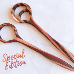 Wooden Dough Whisk, Multiple wood species, Sourdough Whisk, Bread Making, Danish Dough Hook, Christmas Gift for baker