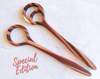 Wooden Dough Whisk, Multiple wood species, Sourdough Whisk, Bread Making, Danish Dough Hook, Christmas Gift for baker