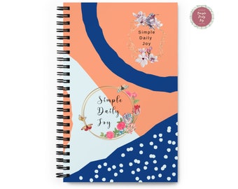 Butterflies, Tulips & Birds |  Gifts for Her | NOTEBOOK | Dot Journal