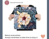 Yellow Hibiscus | Canvas Prints by AO | SHIPS WORLDWIDE
