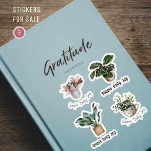 JOY of Plants | Mindfulness Gift | PLANTS LOVER Gift | Vinyl Stickers | Laptop Stickers | Journal Stickers