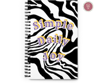Zebra Mama Spiral Notebook | Keep Track of Your Stuff