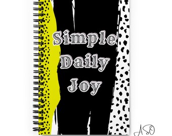 POSITIVE WOMEN | Spiral Notebook |  Joy in the Journey |  Dotted Journal for Positive Impact