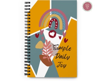 Positive Vibes Spiral Notebook: Rainbow Journal
