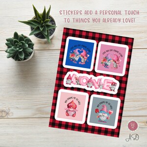 Prezent na rocznicę | Uroczy Gnom | Powiedzenia Gnomów, które pokochasz | Naklejki
