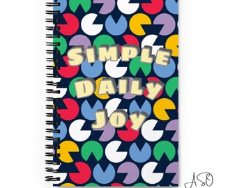 Pac Man Dotted Grid Notebook: Bujo Planner, Doodling Journal
