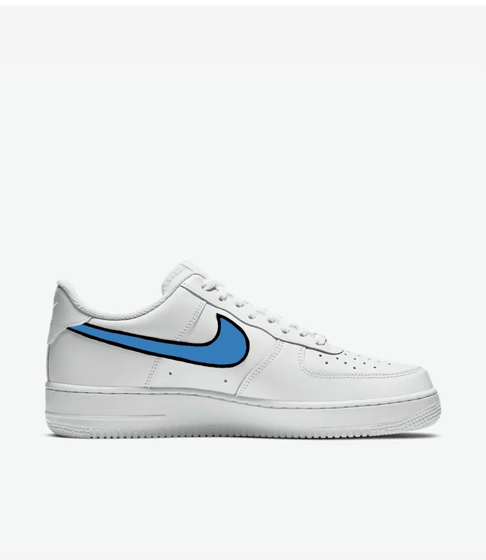stitch custom air force 1