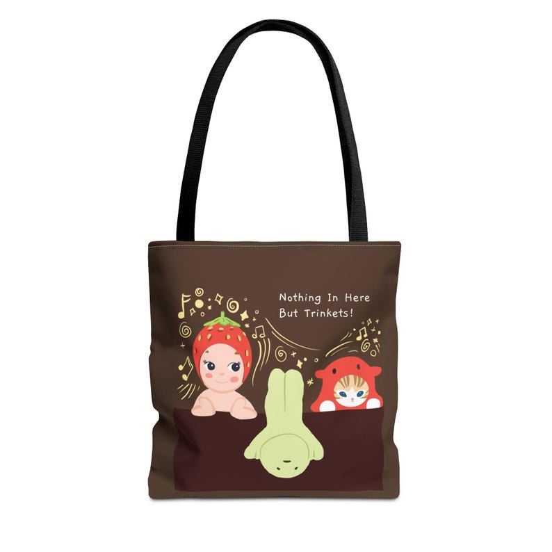 Bolso tote Sonny Angel Smiksi / Bolsa sorpresa con baratijas / Solo contiene baratijas / Regalo de coleccionista kawaii / Bolso marrón con estética adorable imagen 2