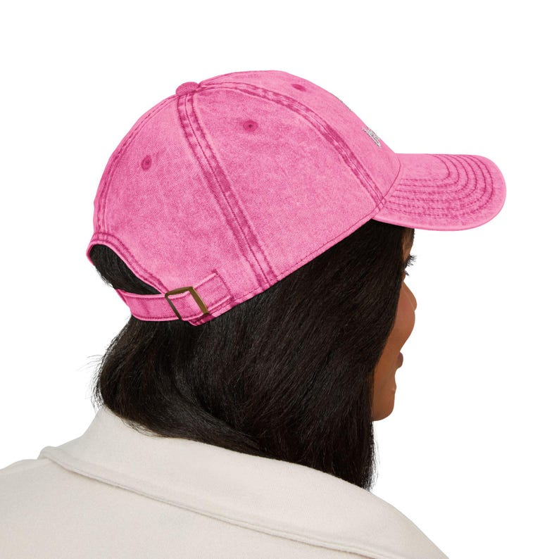 Hot New Bombshell Hat | Love Island Embroidered Cap | Vintage Washed Dad Hat | Reality TV Gift | Funny Embroidered Hat image 11