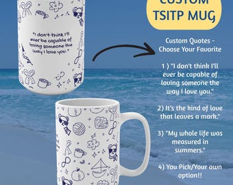 Custom TSITP Mug | The Summer I Turned Pretty Quote Mug | Cousins Beach Gift | Belly Conrad Coffee Mug | Jenny Han BookTok Fan Gift