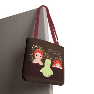 Bolso tote Sonny Angel Smiksi / Bolsa sorpresa con baratijas / Solo contiene baratijas / Regalo de coleccionista kawaii / Bolso marrón con estética adorable imagen 12