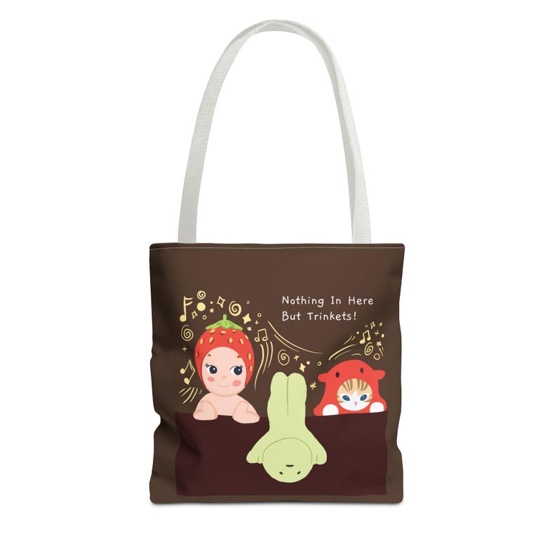 Bolso tote Sonny Angel Smiksi / Bolsa sorpresa con baratijas / Solo contiene baratijas / Regalo de coleccionista kawaii / Bolso marrón con estética adorable imagen 13