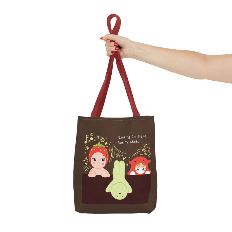 Bolso tote Sonny Angel Smiksi / Bolsa sorpresa con baratijas / Solo contiene baratijas / Regalo de coleccionista kawaii / Bolso marrón con estética adorable imagen 9