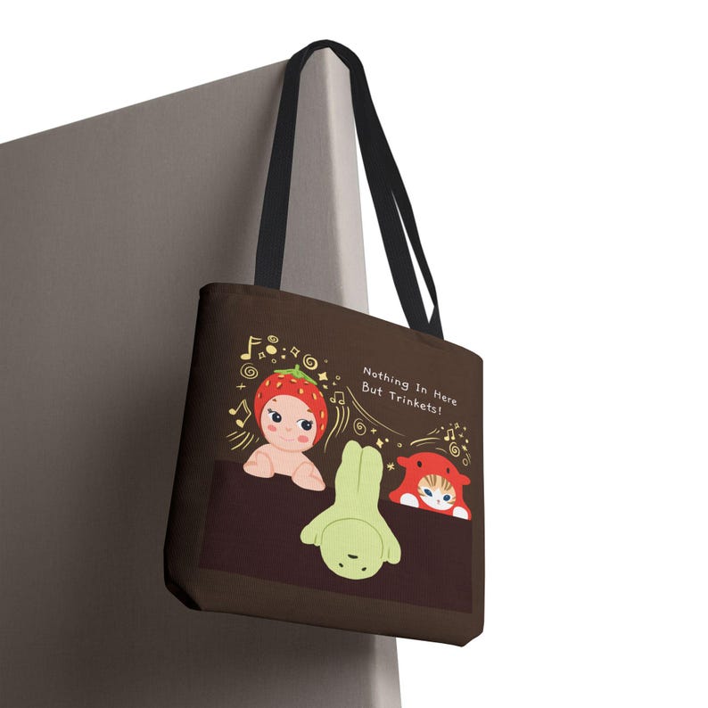 Bolso tote Sonny Angel Smiksi / Bolsa sorpresa con baratijas / Solo contiene baratijas / Regalo de coleccionista kawaii / Bolso marrón con estética adorable imagen 7