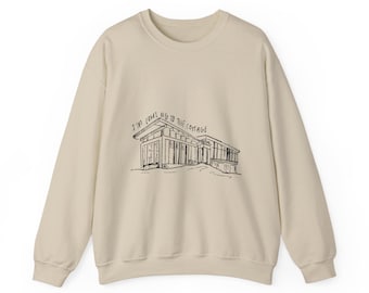 Beheiztes Rivalität Cottage Sweatshirt | Ilya & Shane inspiriert Line Art Rundhalsausschnitt, ästhetisches Hockey Romantik Geschenk, buchstäbliche Cottage House Sketch