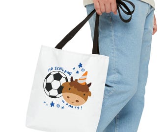 No Scotland No Party Tote Bag | Funny World Cup Soccer Tote | Tartan Army Bag | Scotland Fan Gift | Boston World Cup