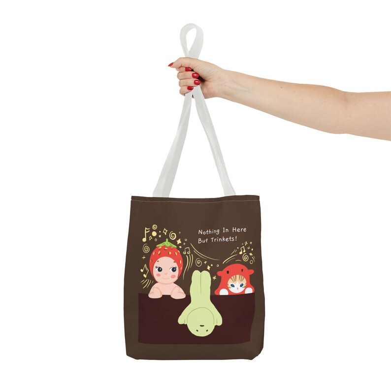 Bolso tote Sonny Angel Smiksi / Bolsa sorpresa con baratijas / Solo contiene baratijas / Regalo de coleccionista kawaii / Bolso marrón con estética adorable imagen 15