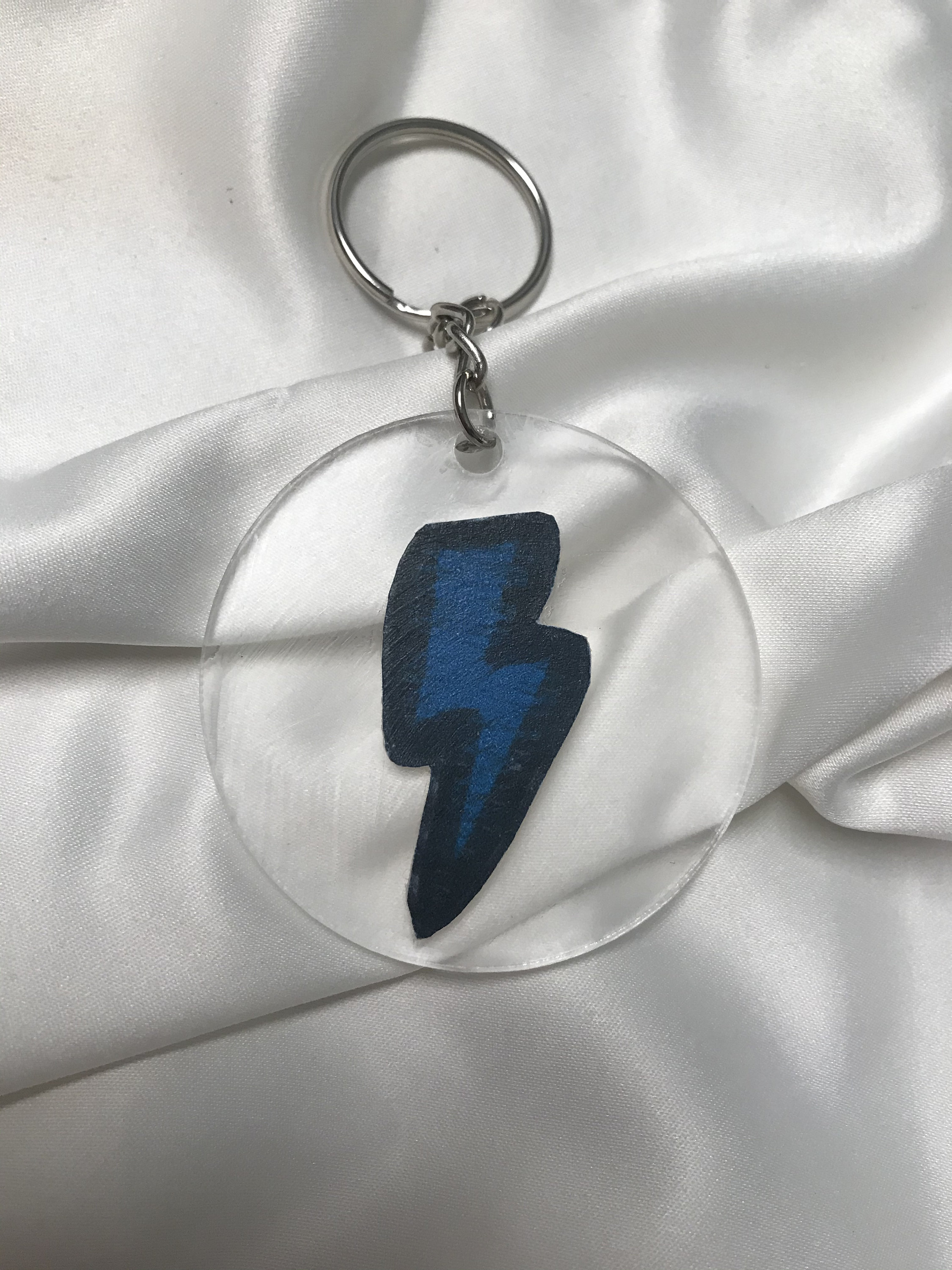 Lightning bolt keychain Etsy