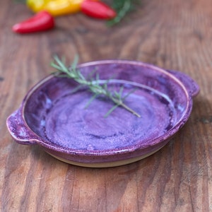 Prickly Purple Ceramic Dish image 1