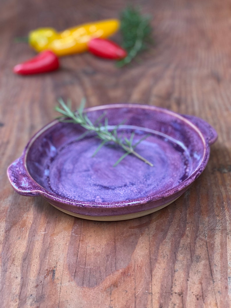 Prickly Purple Ceramic Dish image 1