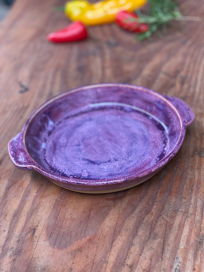 Prickly Purple Ceramic Dish image 2