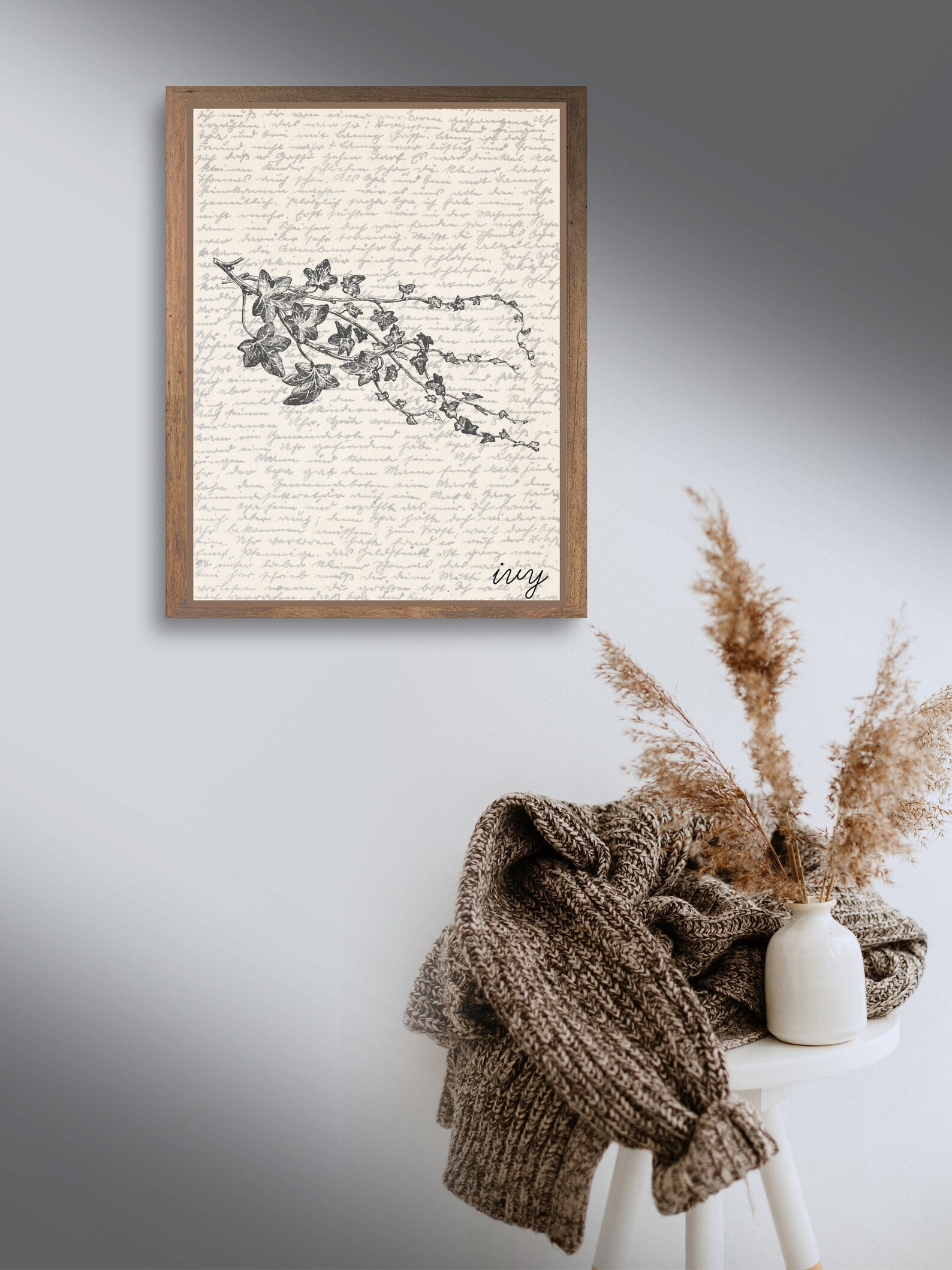 Ivy Wall Art Plant Wall Art Ivy Vine Print Ivy Poster Etsy