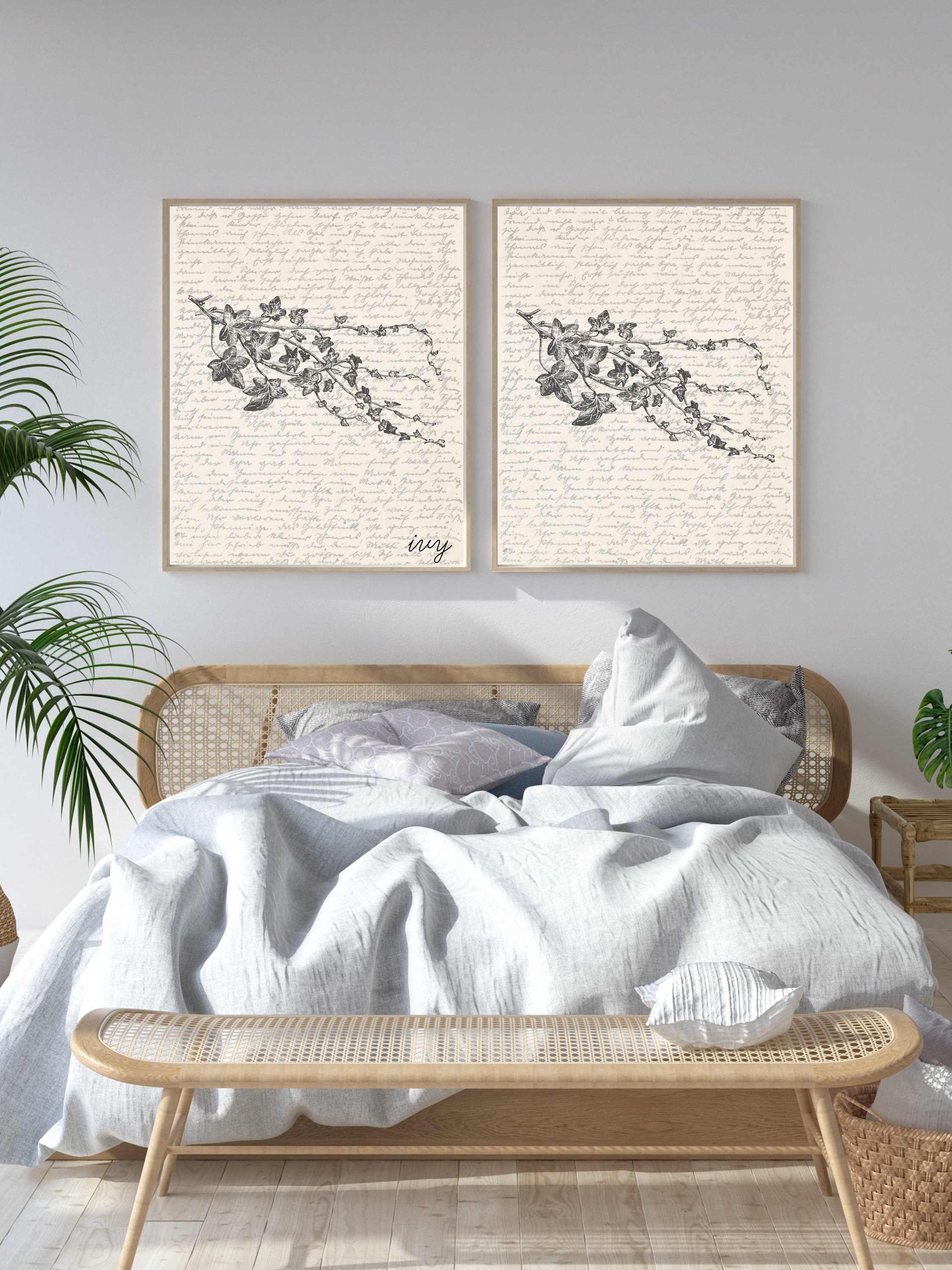 Ivy Wall Art Plant Wall Art Ivy Vine Print Ivy Poster Etsy