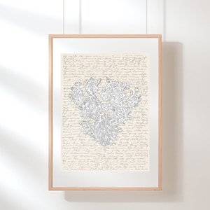 Prickly Pear Wall Art | Cactus Wall Art | Opuntia Poster | Botanical Print | Cactus Illustration | Sketch | Digital Cactus Wall Art | Cactus