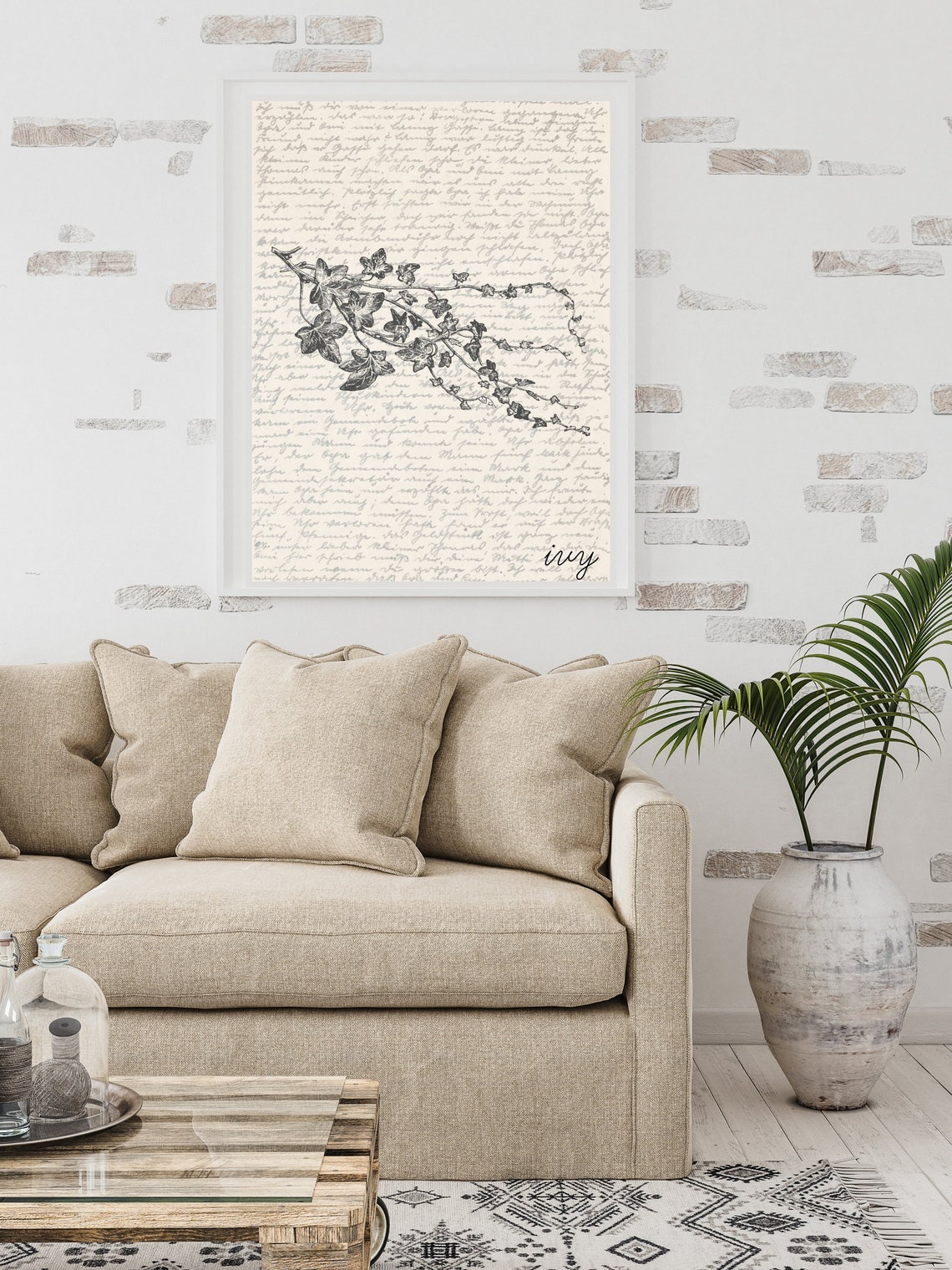 Ivy Wall Art Plant Wall Art Ivy Vine Print Ivy Poster Etsy Singapore