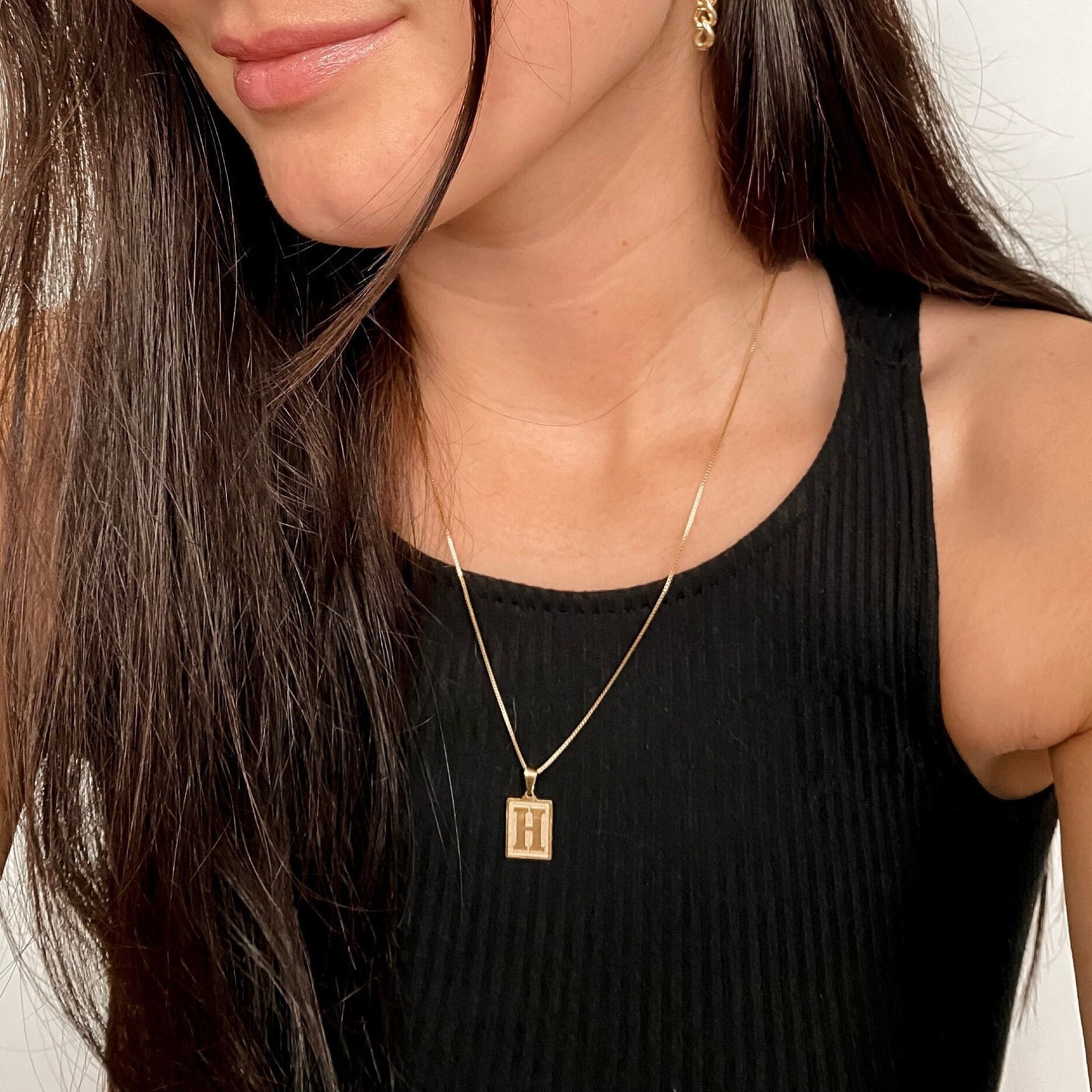 Letter Necklace Personalized Name 