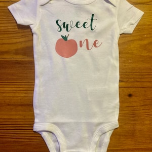 Onesie de primer cumpleaños, Dulce