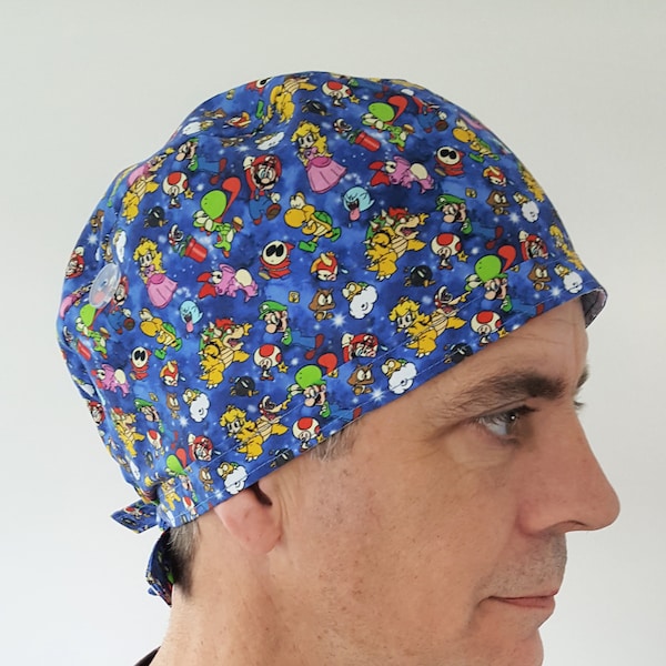 Mario Surgical Scrub Cap and Chemo Hat