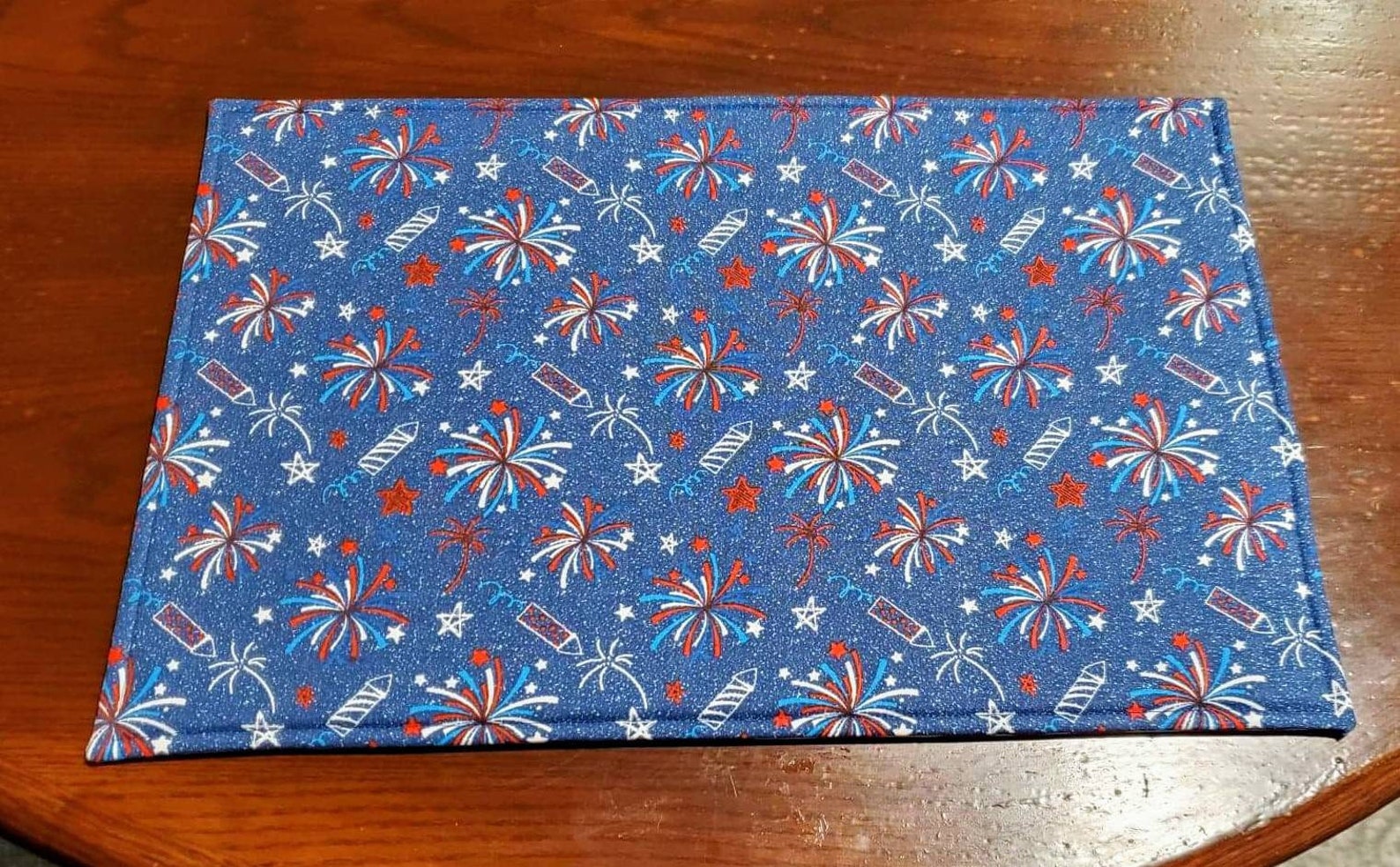 Reversible Patriotic Placemats 4th of July Kitchen Decor ...