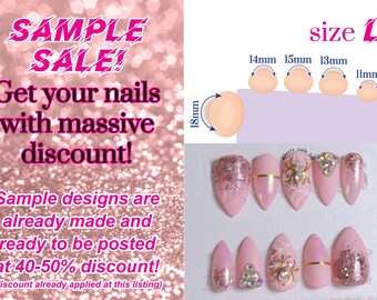 Juego de uñas postizas con garras dibujadas a mano, color rosa Halloween - Uñas adhesivas - Uñas postizas de lujo, tacones de aguja medianos de araña