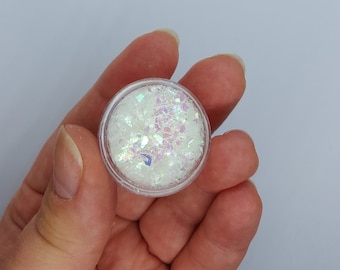 5ml Holográfico mezclado Mylar Chunky Uñas Brillo Flakes Rebanadas Manicura Uñas Arte Decoración