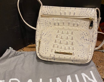real leather brahmin crossbody