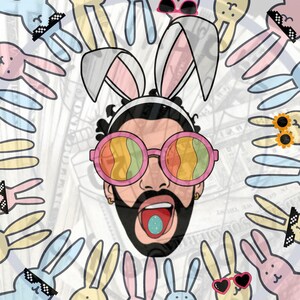Archivo PNG de Pascua de Bad Bunny