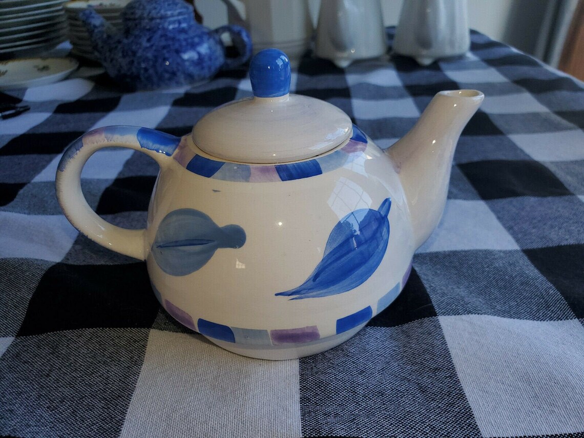 Pretty Vintage Royal Norfolk HandPainted 2 Cup Teapot Etsy