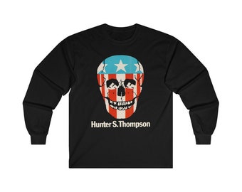 Hunter S. Thompson Dr. Gonzo Skull Long Sleeve T-Shirt