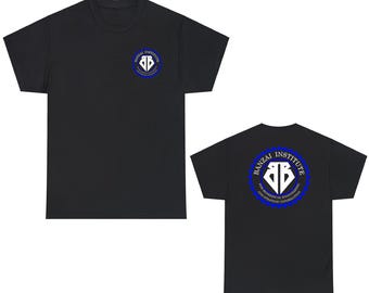 Buckaroo Banzai Institute Logo Retro Adventure TV Show Men's Navy Black T-Shirt Size S to 5XL