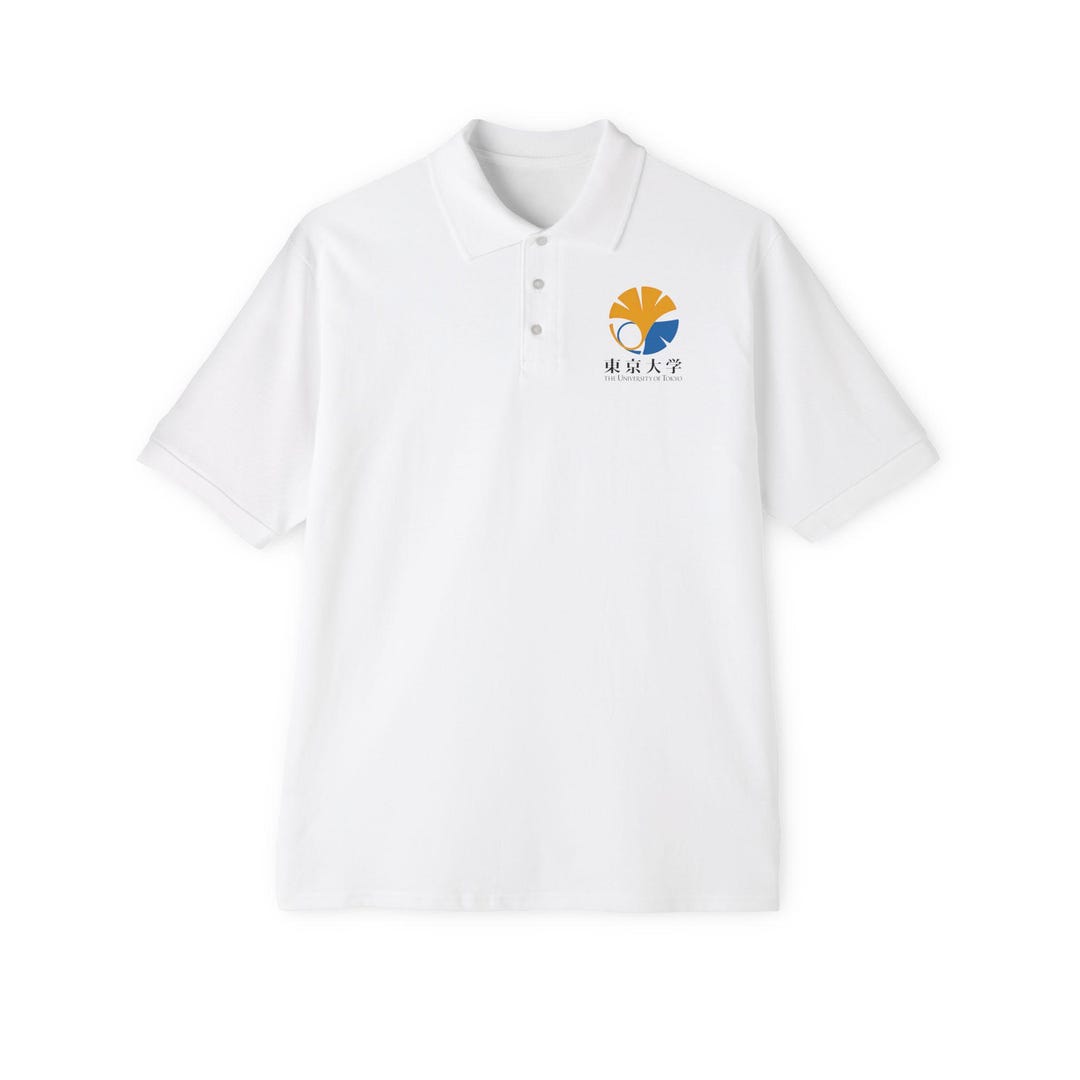 東京大学ジャパンロゴ メンズ ホワイト ポロシャツ サイズ S～3XL
