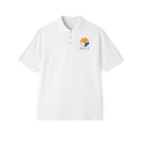 東京大学ジャパンロゴ メンズ ホワイト ポロシャツ サイズ S～3XL
