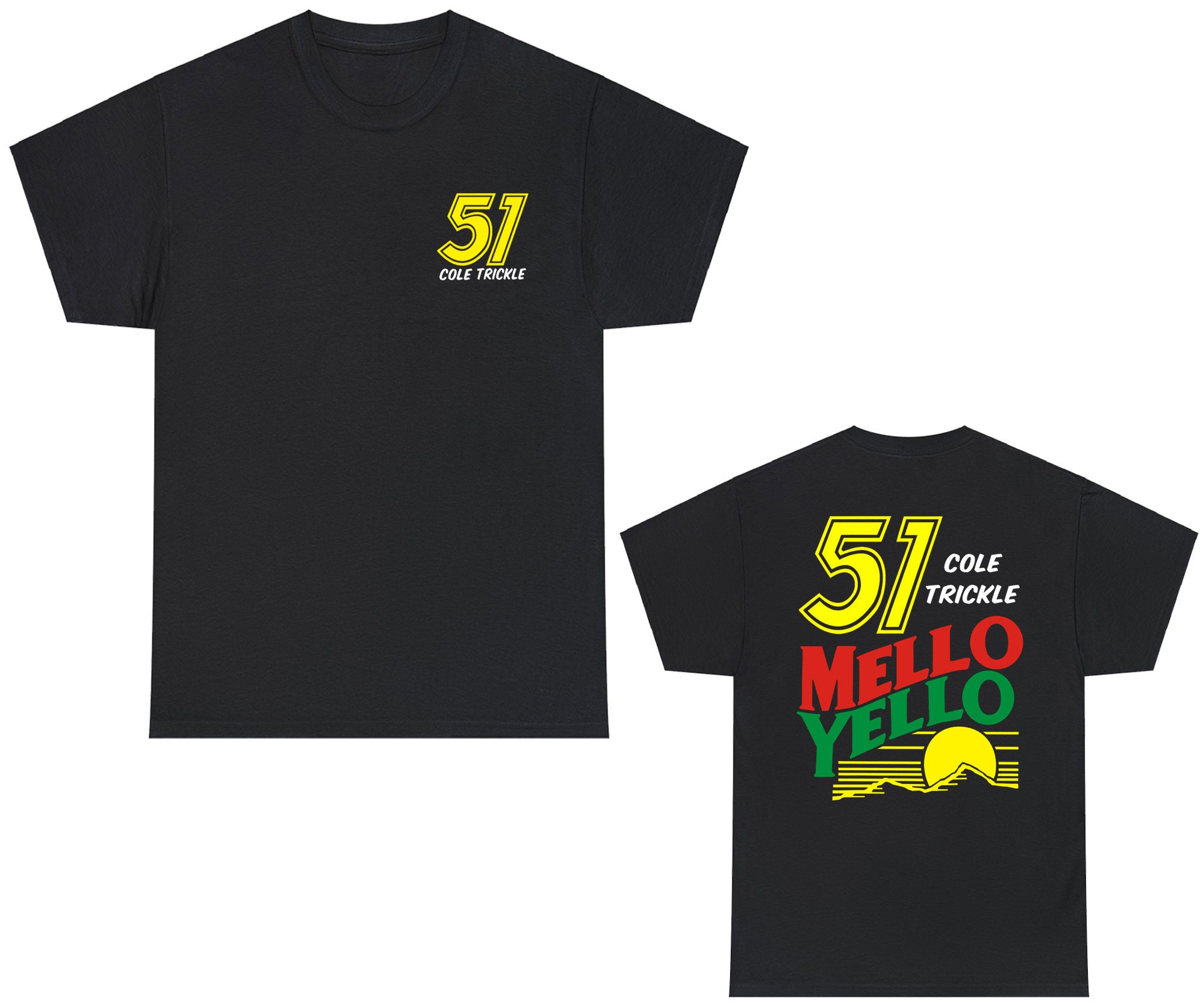 Cole Trickle Mello Yello T-shirt: Days of Thunder Racing Tee - Etsy