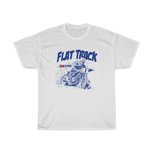 Flat Track Motocross Motorcycle Championship T-Shirt Size S to 5XL